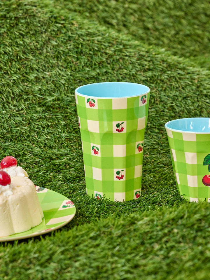 BICCHIERE LOVE THERAPHY MELAMINE CHERRY MEDIUM